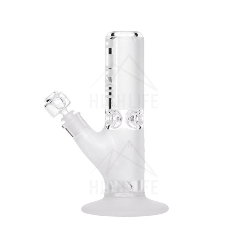 Pure Glass 10 60Mmx9Mm 3D Etch Straight Bong With A 19Mm Ground Joint Bongs & Waterpipes