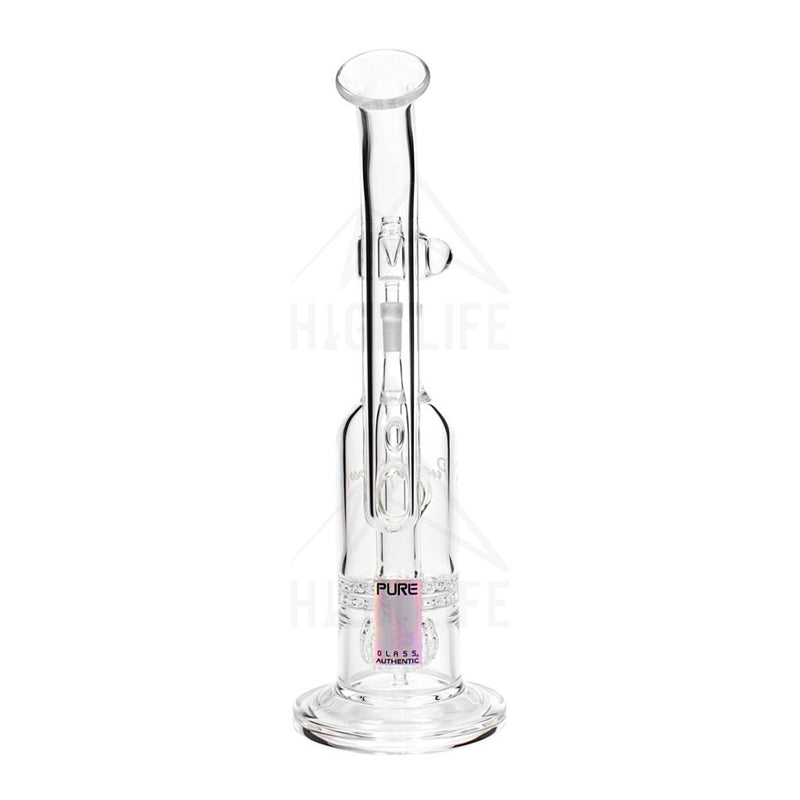 Pure Glass 12 65Mm Torus Ball Perc Trumpet Bubbler Female19Mm