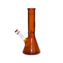 Pure Glass 12 Beaker Bong - 50Mm Amber Bongs & Waterpipes