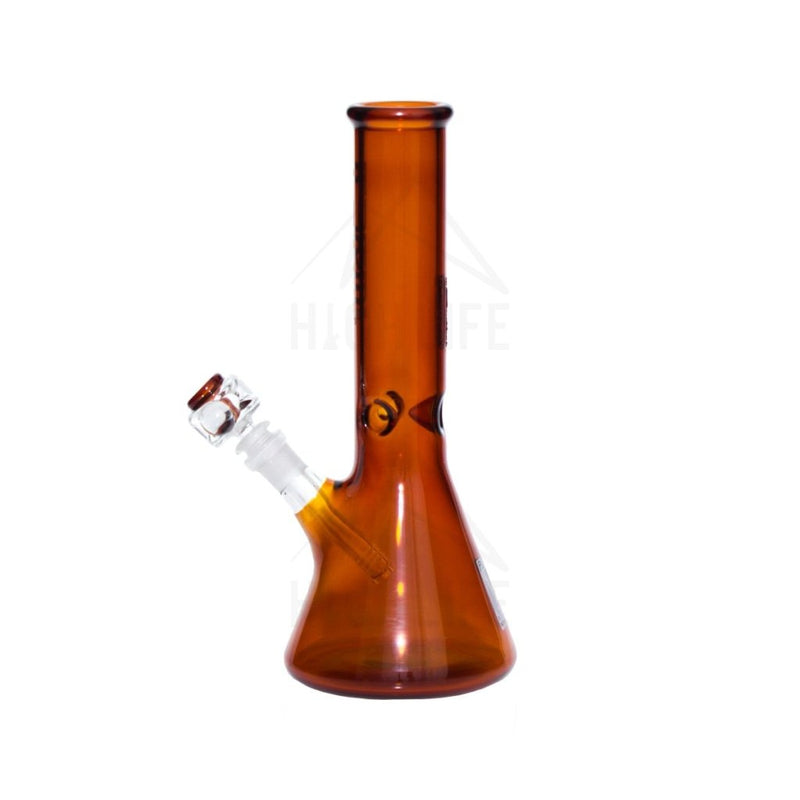 Pure Glass 12 Beaker Bong - 50Mm Amber Bongs & Waterpipes