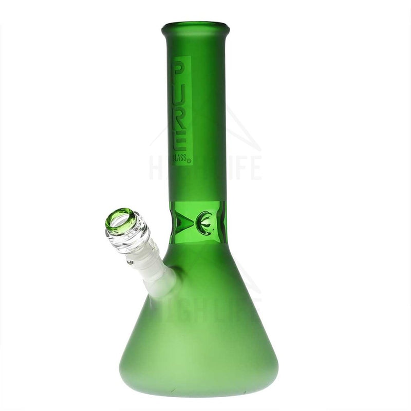 Pure Glass 12 Beaker Bong - 50Mm Green Frost Bongs & Waterpipes