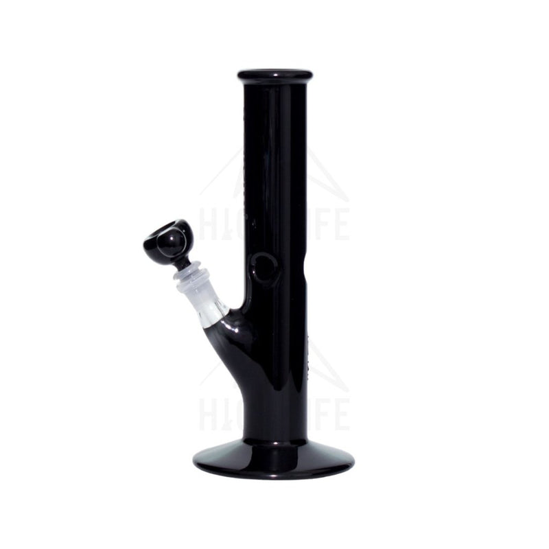 Pure Glass 12 Straight Bong - 50Mm Black Bongs & Waterpipes