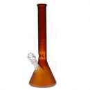 Pure Glass 14 Beaker Bong - 38Mm Amber Frost Bongs & Waterpipes