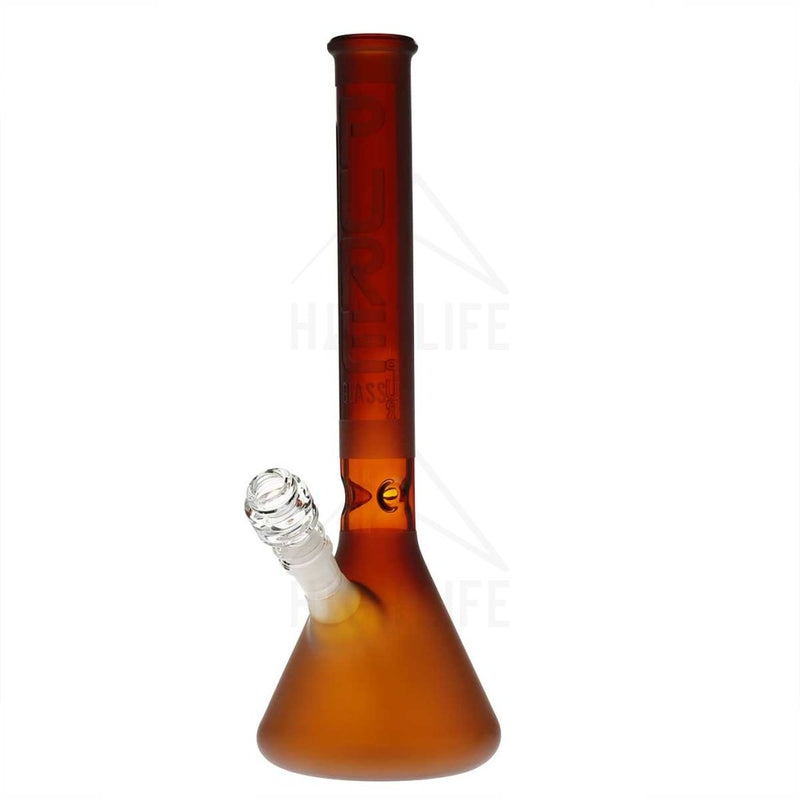 Pure Glass 14 Beaker Bong - 38Mm Amber Frost Bongs & Waterpipes