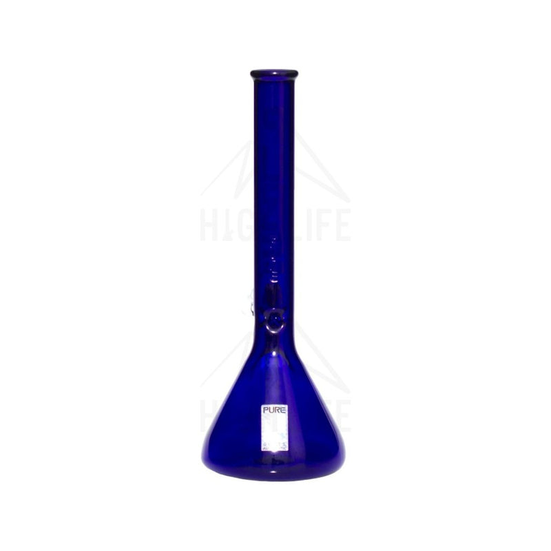 Pure Glass 14 Beaker Bong - 38Mm Blue Bongs & Waterpipes