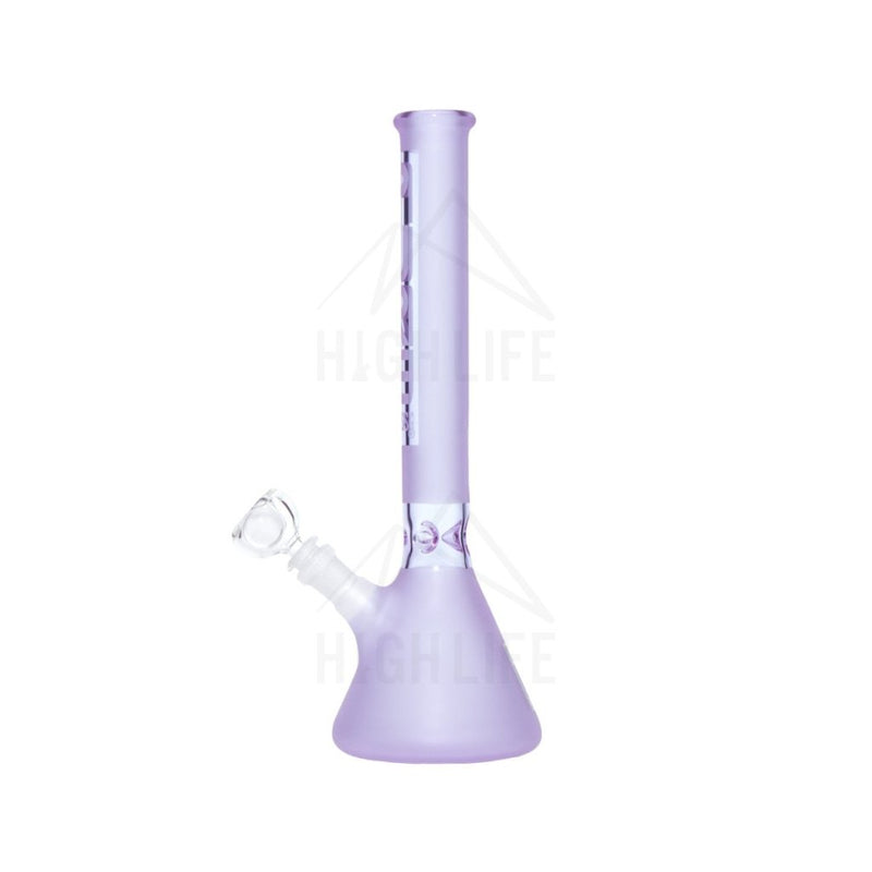 Pure Glass 14 Beaker Bong - 38Mm Purple Frost Bongs & Waterpipes