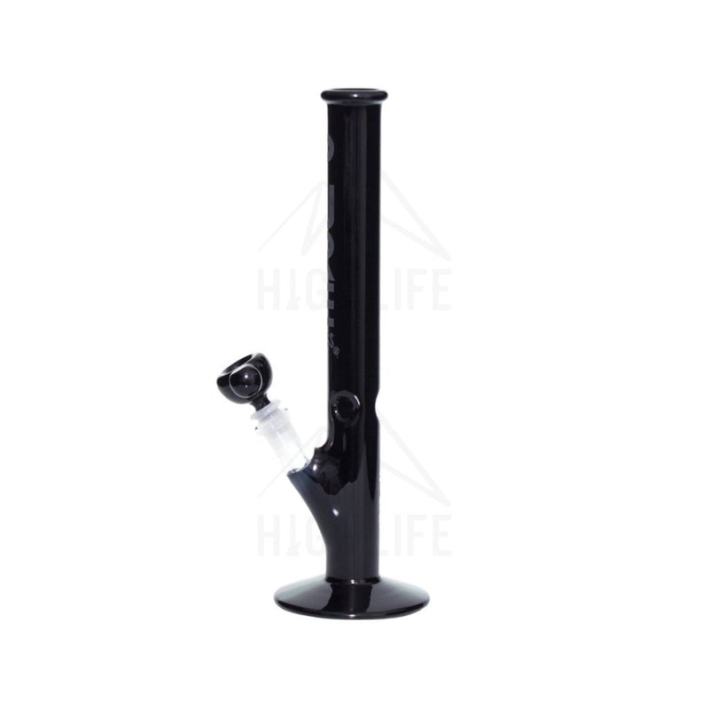 Pure Glass 14 Straight Bong - 38Mm Black Bongs & Waterpipes