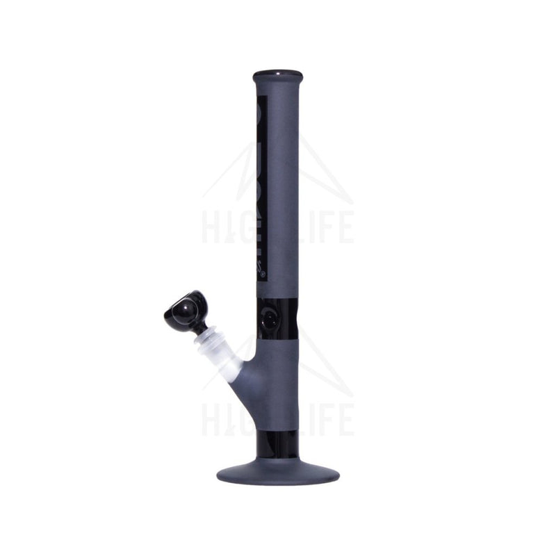 Pure Glass 14 Straight Bong - 38Mm Black Frost Bongs & Waterpipes