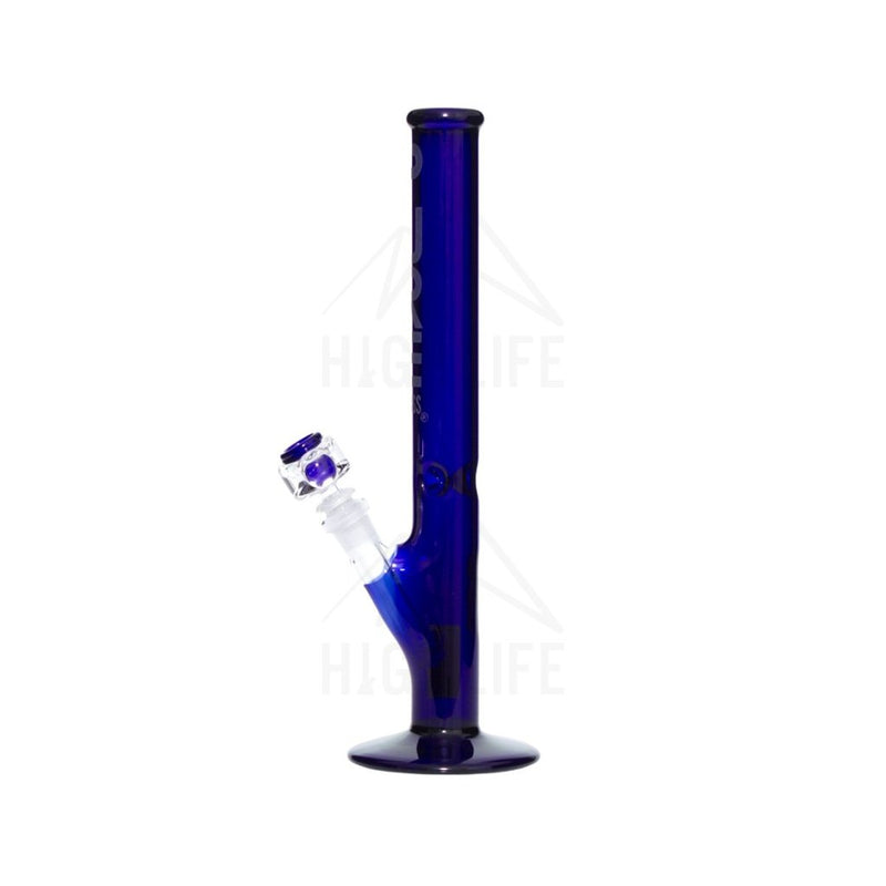 Pure Glass 14 Straight Bong - 38Mm Blue Bongs & Waterpipes