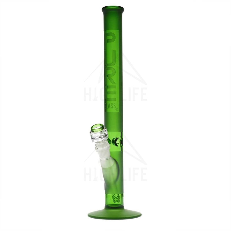 Pure Glass 14 Straight Bong - 38Mm Green Frost Bongs & Waterpipes