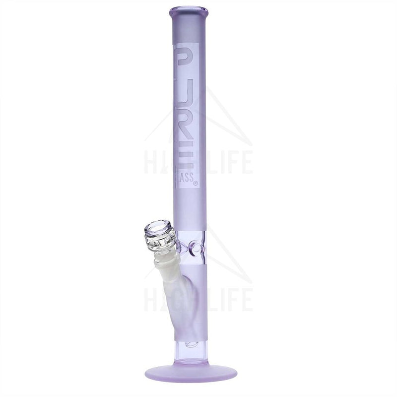 Pure Glass 14 Straight Bong - 38Mm Purple Frost Bongs & Waterpipes