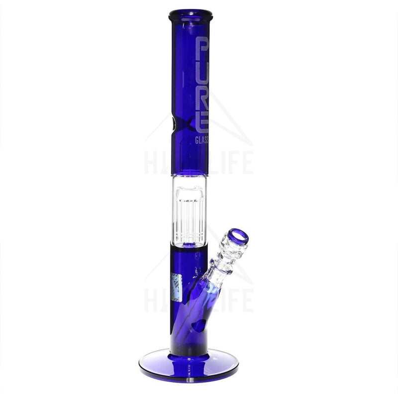 Pure Glass 18 50Mmx5Mm Single Tree10Arm Straight Martini Bongs & Waterpipes