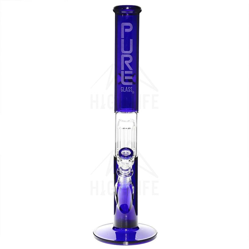 Pure Glass 18 50Mmx5Mm Single Tree10Arm Straight Martini Bongs & Waterpipes