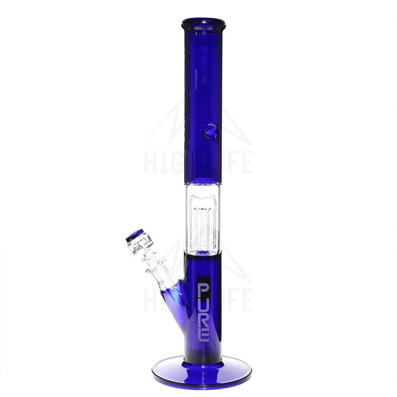 Pure Glass 18 50Mmx5Mm Single Tree10Arm Straight Martini Bongs & Waterpipes