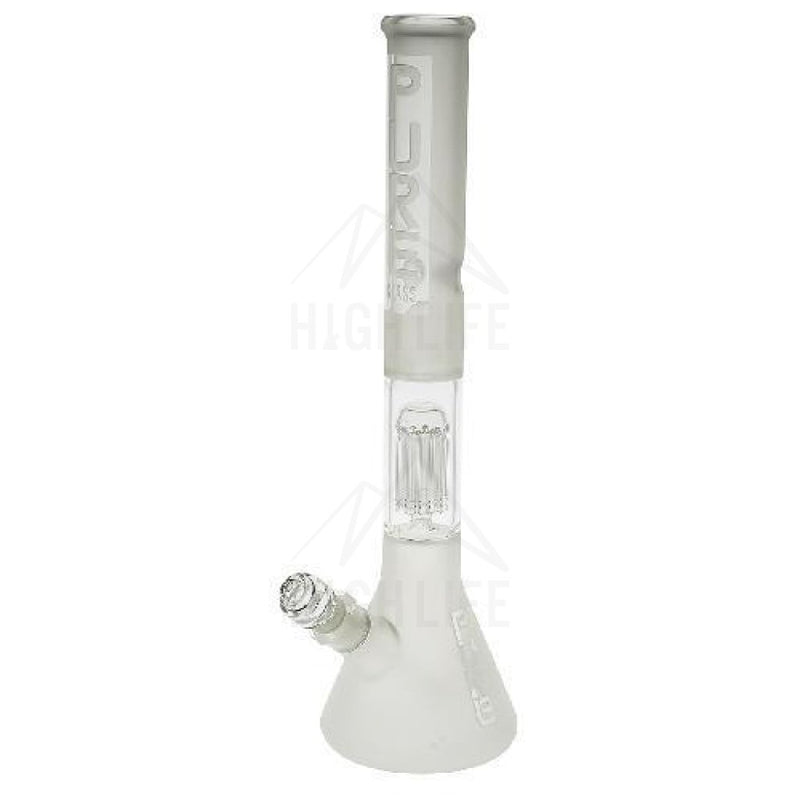 Pure Glass 18 50Mmx9Mm 10 Arm Single Tree Perc 3D Etch Beaker Bong Frost Bongs & Waterpipes