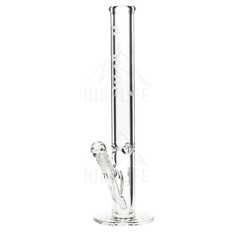 Pure Glass 18 50Mmx9Mm 3D Etch Straight Bong Clear Bongs & Waterpipes