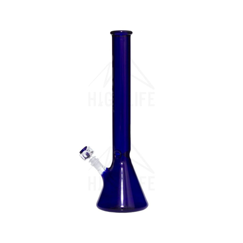 Pure Glass 18 Beaker Bong - 50Mm Blue Bongs & Waterpipes