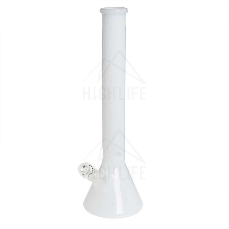 Pure Glass 18 Beaker Bong - 50Mm Ivory Bongs & Waterpipes