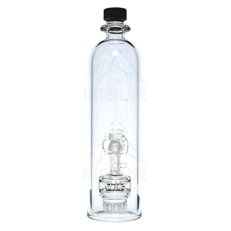 Pure Glass 9 Clear Bottle Mini Jellyfish Perc Bongs & Waterpipes