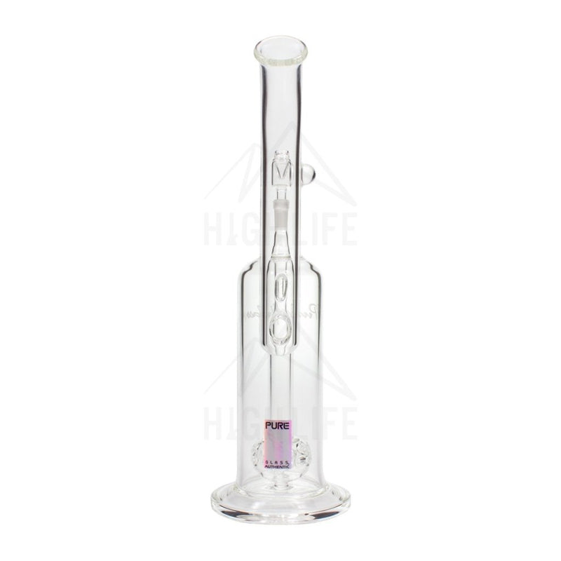 Pure Glass Solaris Bubbler - 14 75Mm Perc (Ball In A Ball) Trumpet Bubblers & Dab Rigs