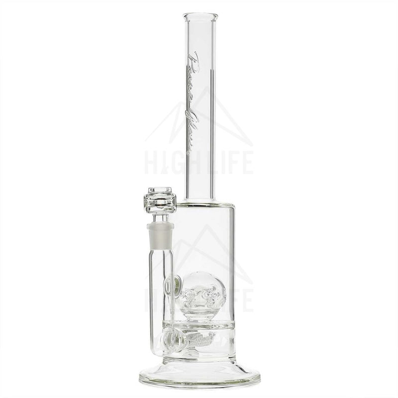 Pure Glass Solaris Inline Bubbler - 15" 75mm InlineUpgrid Solaris (Ball in a Ball) 