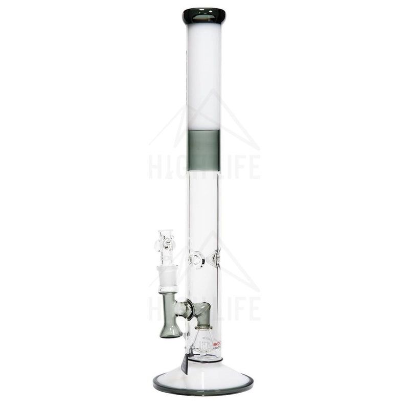 Roor Tech 18 45Mm Straight-Grey/white-Black Logo Bongs & Waterpipes