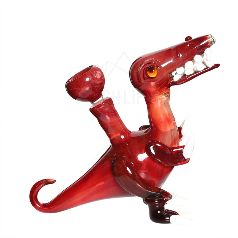 Rust Red Dinosaur Water Pipe Hand Pipes