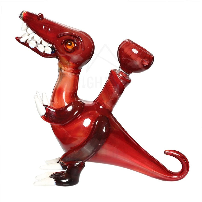 Rust Red Dinosaur Cannabis Pipe