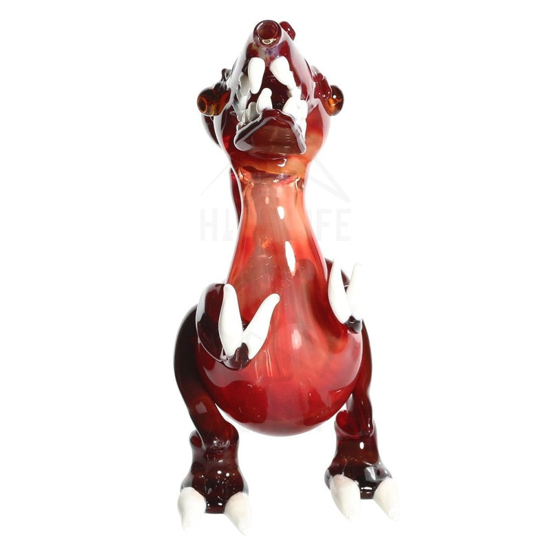 Rust Red Dinosaur Water Pipe Hand Pipes