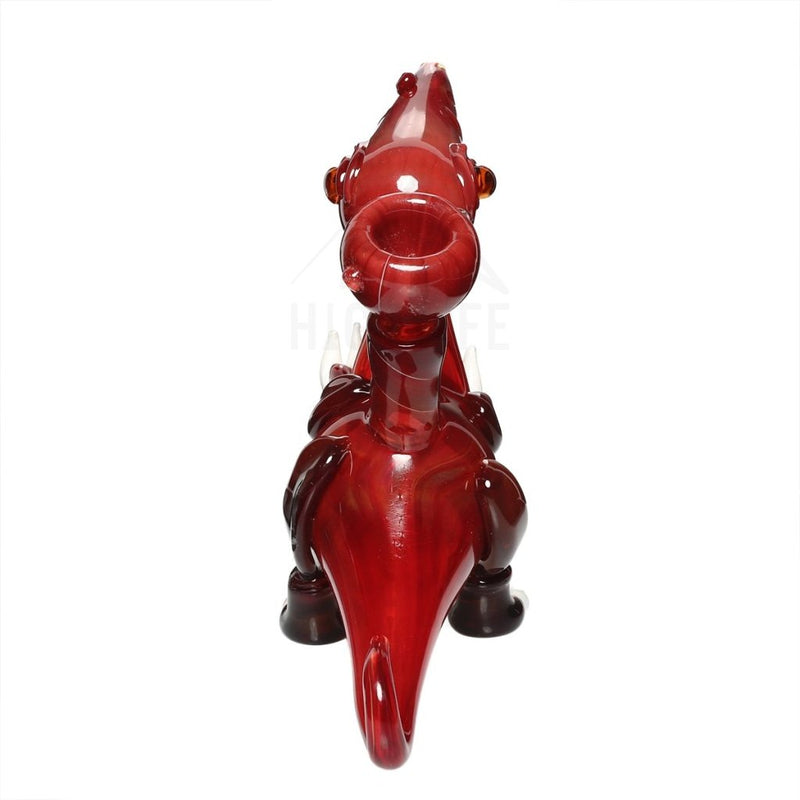 Rust Red Dinosaur Water Pipe Hand Pipes