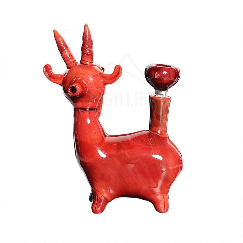 Rust Red Goat Water Pipe Hand Pipes