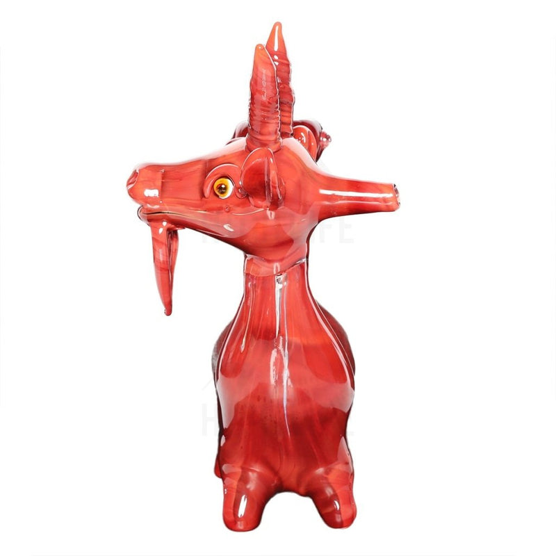 Rust Red Goat Water Pipe Hand Pipes