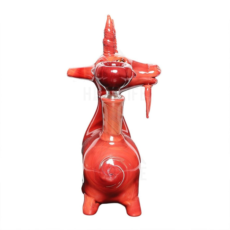 Rust Red Goat Water Pipe Hand Pipes