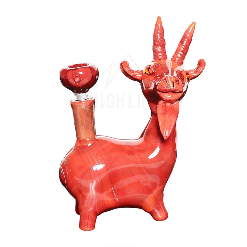 Rust Red Goat Water Pipe Hand Pipes