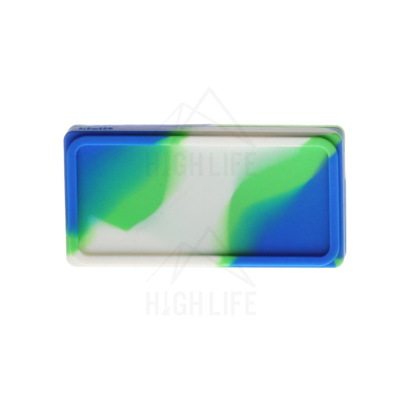 Silicone Shatter 2 Section 4.5 X 2.25 Case - Green/blue/white Accessories