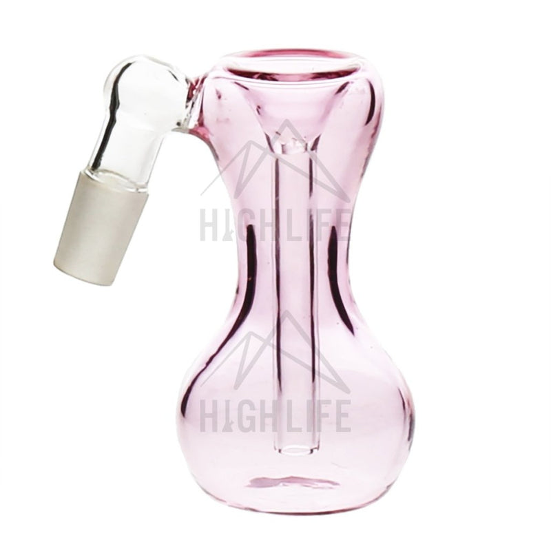 Single Diffused Ash Catcher - Pink 14Mm Accessories