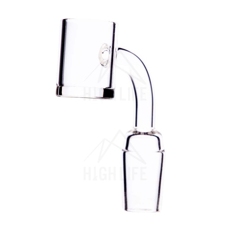Slide G/g 90 Degree Quartz Banger 2Mm Flat Top - Male 18Mm / 22Mm Bucket