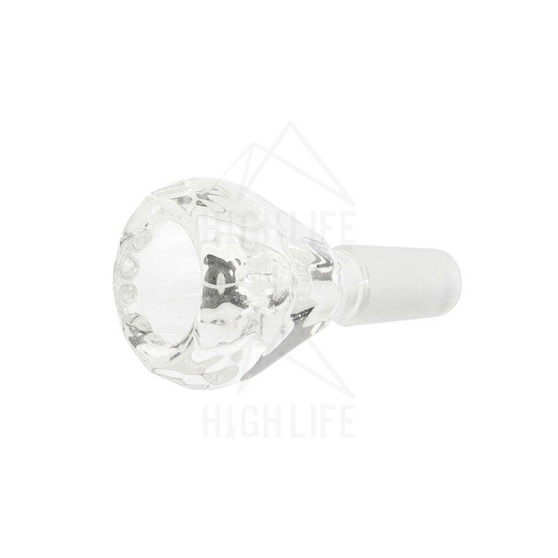 Slide G/g Bowl 14Mm Male Diamond Clear