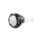 Slide G/g Bowl 14Mm Male Diamond Smoke Black