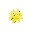 Slide G/g Bowl 14Mm Male - Yellow Flower