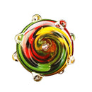 Slide G/g Bowl Multi-Colored Striated 14Mm Male
