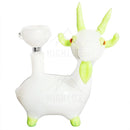 Slime Green And White Goat Hand Pipe Pipes