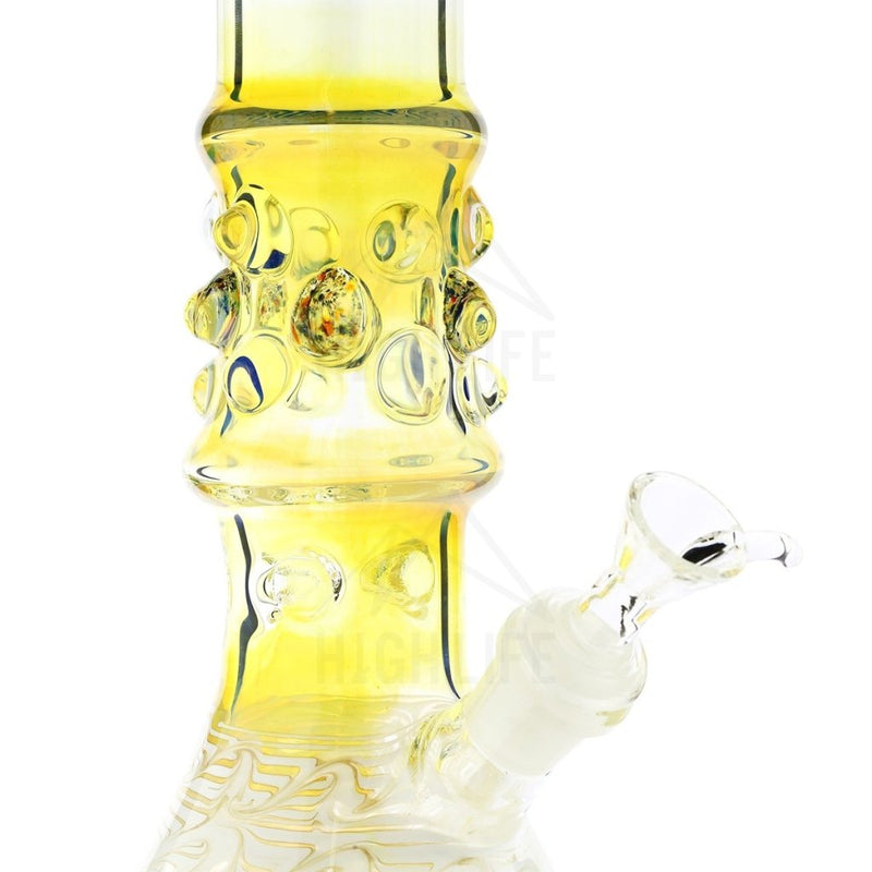 Waterpipe G/g 17 50Mm Marbles Beaker Female 19Mm White Trim Bongs & Waterpipes