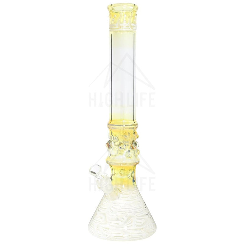 Waterpipe G/g 17 50Mm Marbles Beaker Female 19Mm White Trim Bongs & Waterpipes