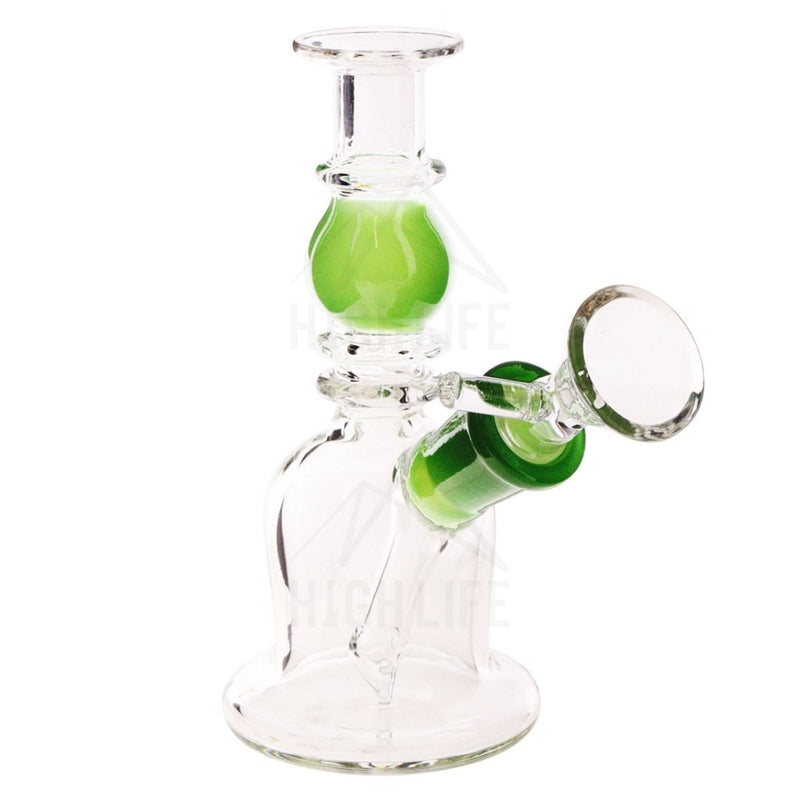 Waterpipe G/g 7 Double Maria Straight Martini With Bowl Green