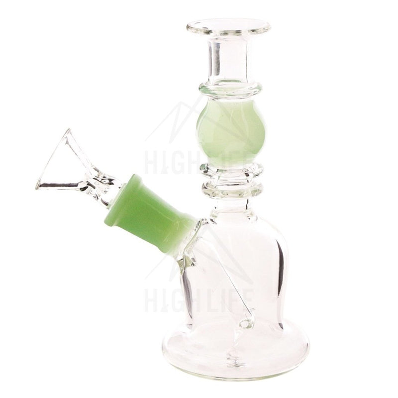 Waterpipe G/g 7 Double Maria Straight Martini With Bowl Lake Green