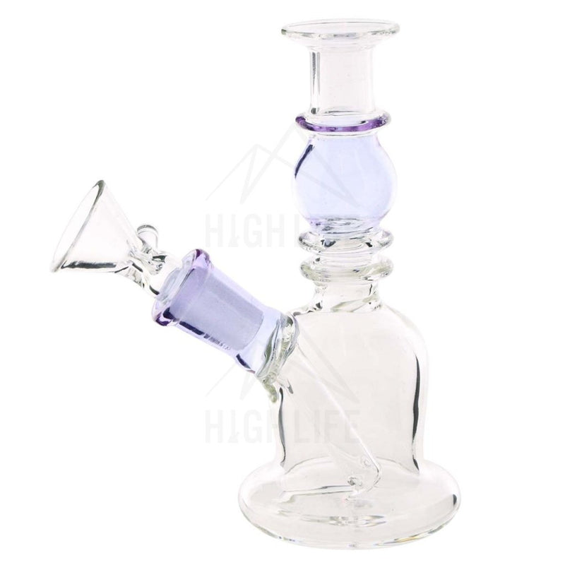 Waterpipe G/g 7 Double Maria Straight Martini With Bowl Purple