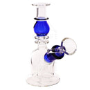 Waterpipe G/g 7 Double Maria Straight Martini With Bowl Royal Blue