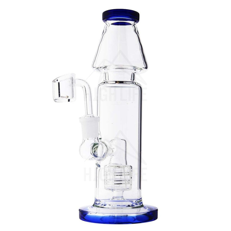 Waterpipe G/g Rocket Showerhead 9 14Mm Female With Banger Blue