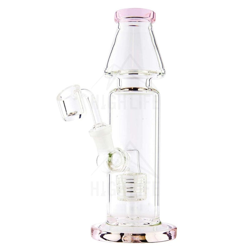 Waterpipe G/g Rocket Showerhead 9 14Mm Female With Banger Pink